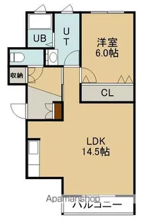 メープルコートⅡ【2階】の間取り